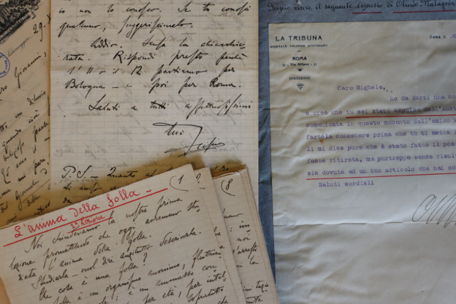 Documenti dalla raccolta di Scipio Sighele