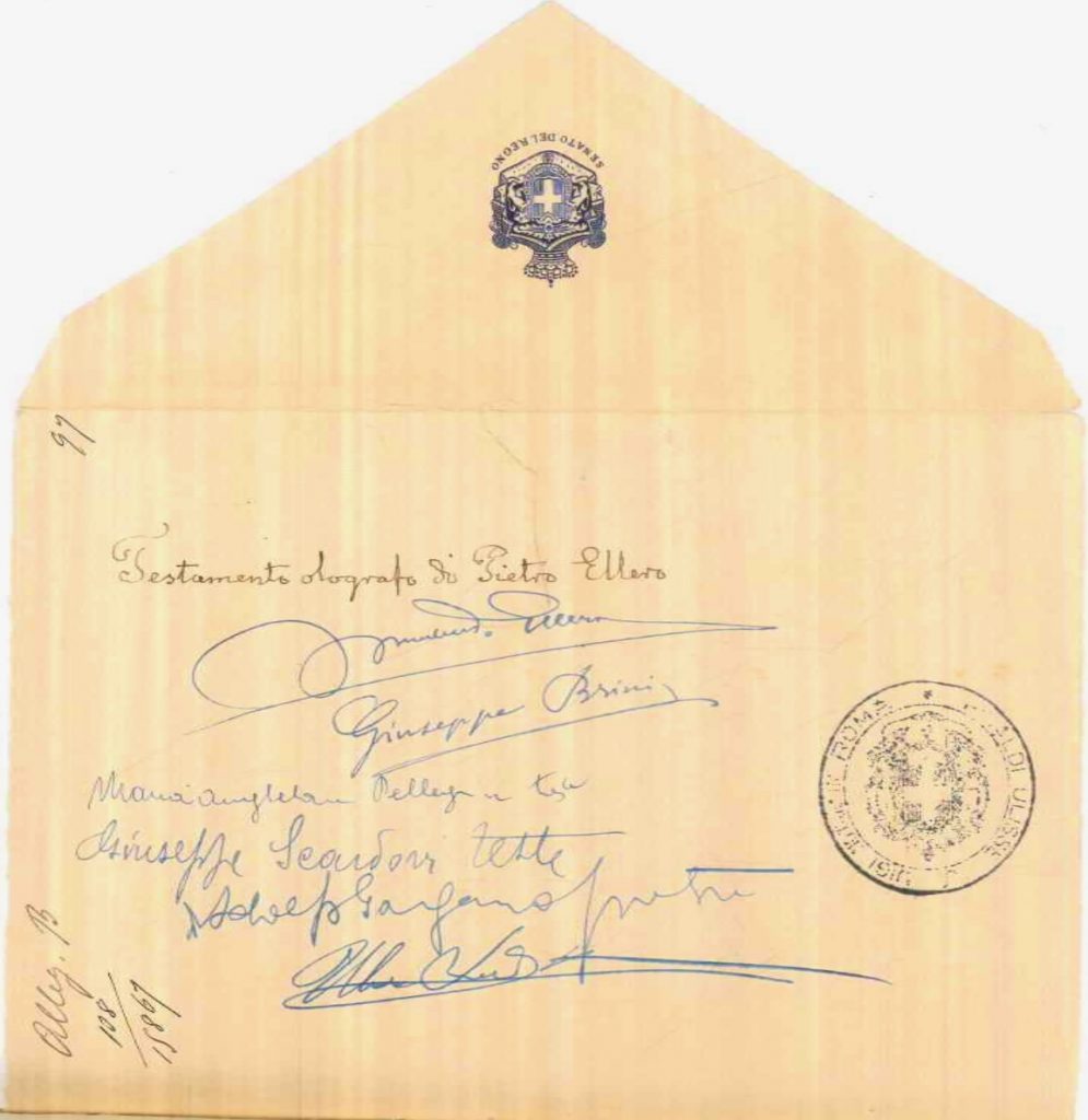 Testamento di Marcello Finzi