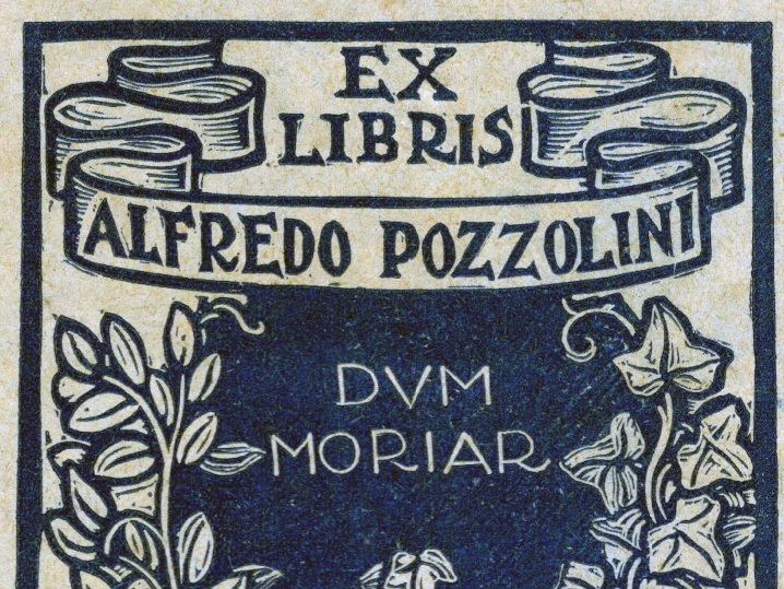 Ex libris di Alfredo Pozzolini