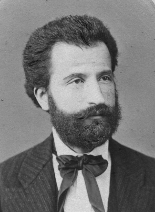 Ritratto fotografico di Pietro Ellero