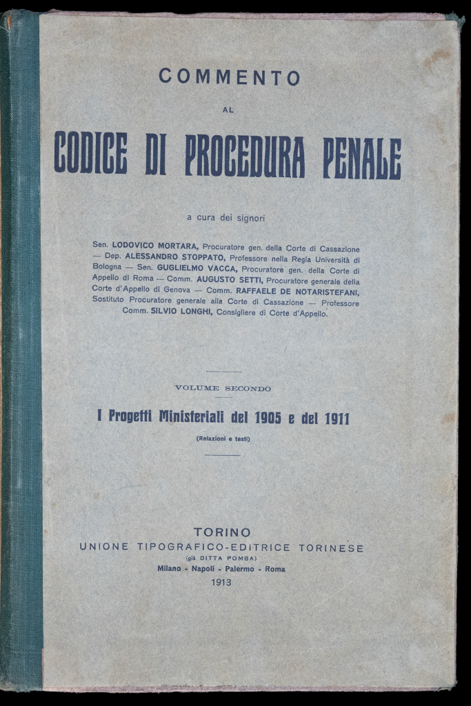 Frontespizio dell'opera Commento al Codice di procedura penale, vol. 2
