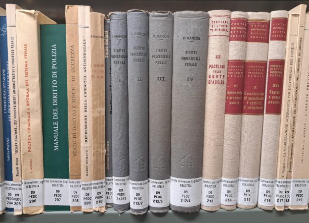 Biblioteca dell'Università Bocconi, Cesare Pedrazzi Volumi della biblioteca di Cesare Pedrazzi