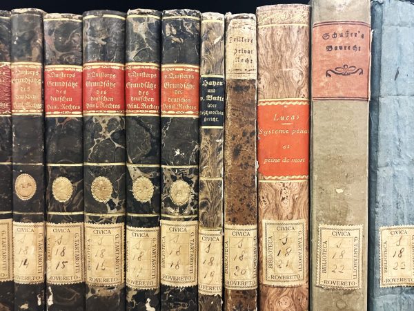 Biblioteca civica G. Tartarotti di Rovereto, Scipio Sighele Volumi della biblioteca di Scipio Sighele