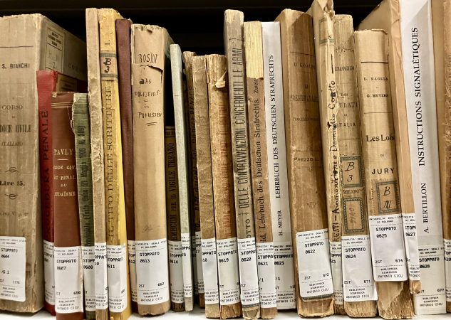 Biblioteca giuridica A. Cicu dell'Università di Bologna, Alessandro Stoppato Volumi della biblioteca di Alessandro Stoppato